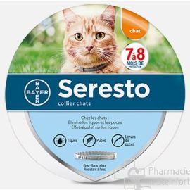 SERESTO CAT 1,25G+0,56G COLLIER VETERINAIRE anti parasite