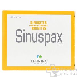 SINUSPAX SINUSITES RHINITES LEHNING 60 COMPRIMES