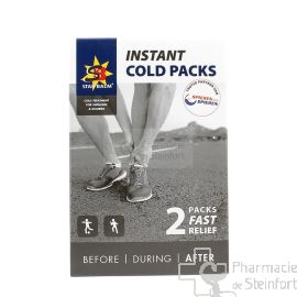 STAR BALM FAST COLD PACK ANTI DOULEUR  2 COMPRESSES