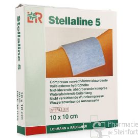 STELLALINE 5 10x10  10 Sterile Wundkompressen      36039