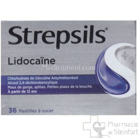 STREPSILS LIDOCAIN 36 LUTSCHTABLETTEN
