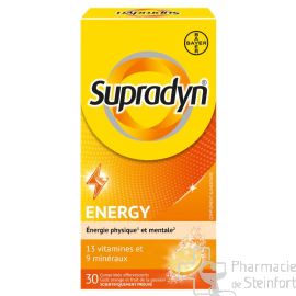 SUPRADYN ENERGY Multivitamies 30 Comprimés effervescents NF