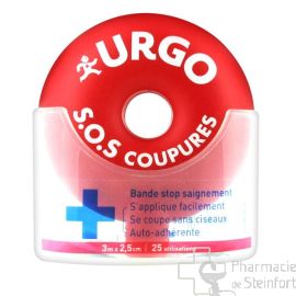 URGO SOS CUTS COUPURES BANDES 3 M X 2,5 CM