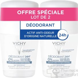 Vichy Déo 24H Roll-On Duo 2E-50%
