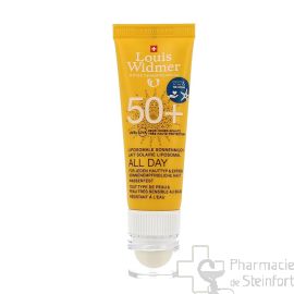 WIDMER SUN PROTECTION SPF50 + soin lèvres stick 25 ML sans parfum