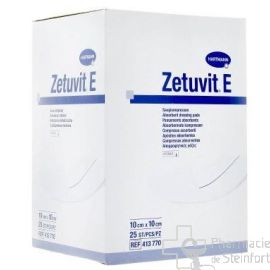 ZETUVIT E 10x10 CM 25 COMPRESSES STERILES