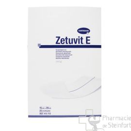 ZETUVIT E 15x20 CM 25 COMPRESSES STERILES