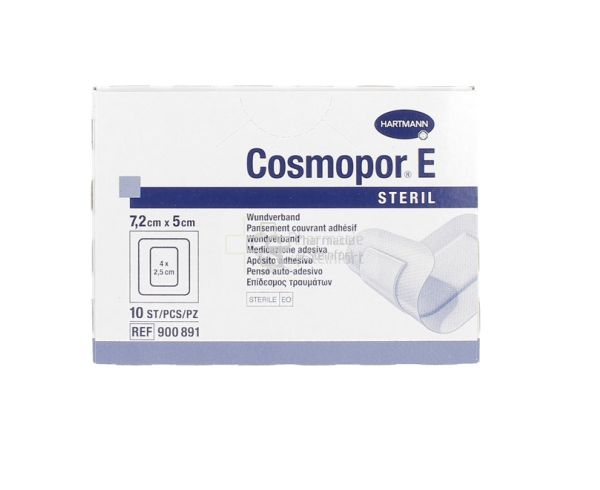 COSMOPOR E Der selbsthaftende, sterile Wundverband 7.2 X 5 CM 10 verband -  Heftpflaster · Verbandsmaterial - Pharmacie de Steinfort