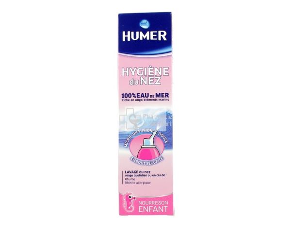 Hygiène du Nez - Adulte - Eau de Mer - 150 ml - HUMER