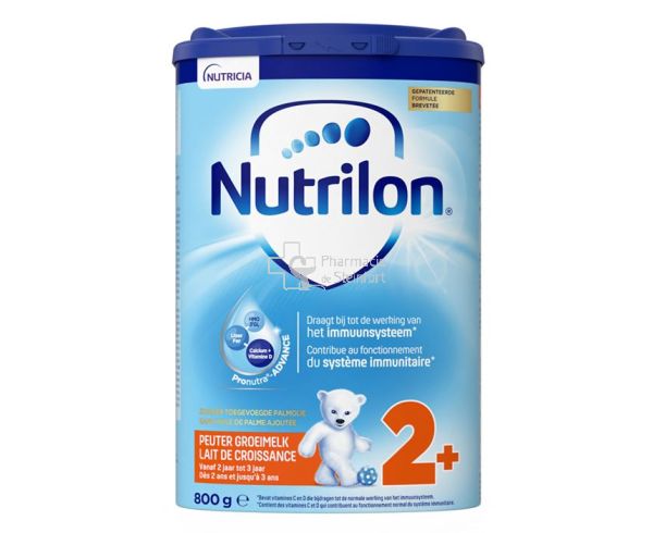 Achetez Nutrilon 2+ lait de croissance en poudre bébé dès 2 ans 800gr en  ligne ?
