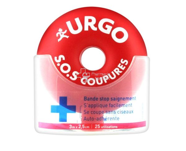 URGO SOS CUTS COUPURES BANDES 3 M X 2,5 CM - Pansements · sparadraps -  Pharmacie de Steinfort