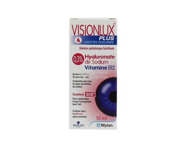 VISIONLUX PLUS Yeux secs fatigués 10 ML - Yeux - Pharmacie de