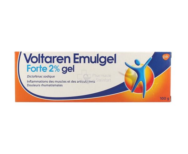 VOLTAREN EMULGEL FORTE 2% 100 G - Entzündungshemmend - Pharmacie de  Steinfort