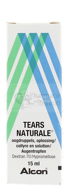 Alcon Tears Naturale Gouttes Oculaires, 15 ml