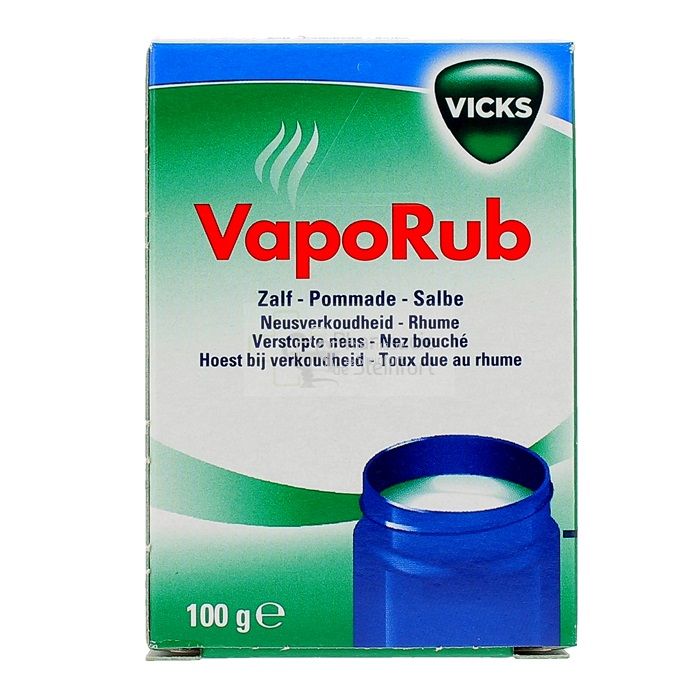 VICKS VAPORUB POMMADE 100 G - Nez · Rhume · Grippe - Pharmacie de Steinfort